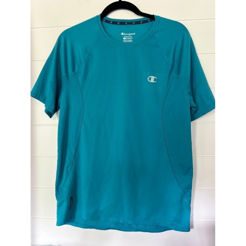 Champion Double Dry‎ Shirt Sz Small Blue